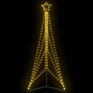vidaXL LED коледна елха 483 светодиода топло бяло 240 см (4016412)