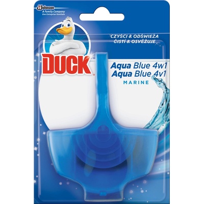 Duck Aqua Blue Efekt modré vody 3v1 WC závěsný čistič 40 g