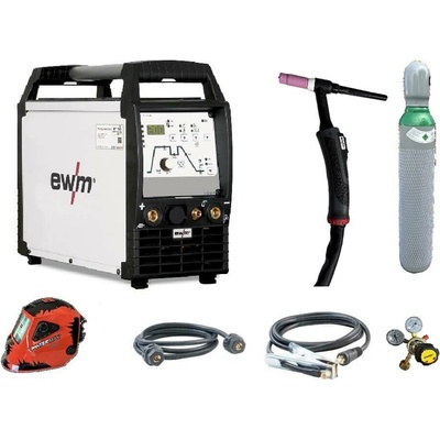 EWM Picotig 200 AC/DC puls HF 8P SET 26 + kukla profi + RV Argon + lahev Argon plná 090-000188-00504
