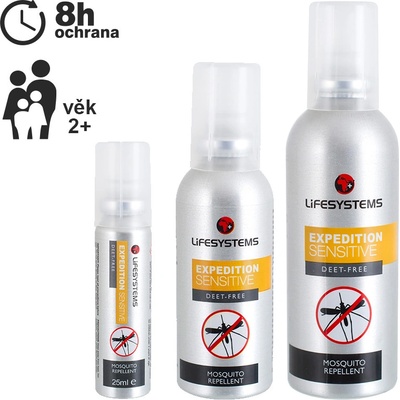 Lifesystems Expedition Sensitive spray 100 ml – Zboží Dáma