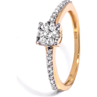 Blink-Blink Prsteň z ružového zlata s diamantami 1556RDG