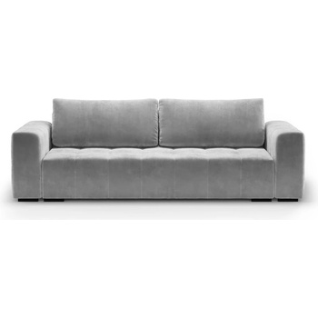 Milo Casa Светлосиво кадифено канапе Luca - Milo Casa (MIL_3SF_46_F1_LUCA9)