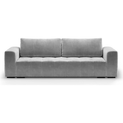 Milo Casa Светлосиво кадифено канапе Luca - Milo Casa (MIL_3SF_46_F1_LUCA9)