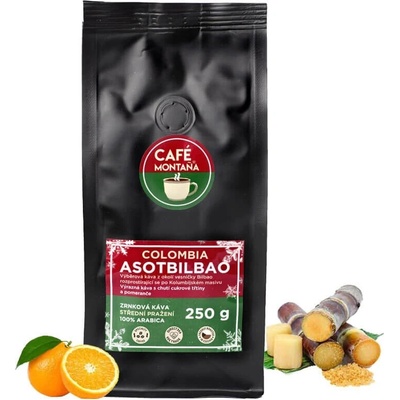 Café Montaña Colombia Asotbilbao mletá káva Standardní mletí 250 g
