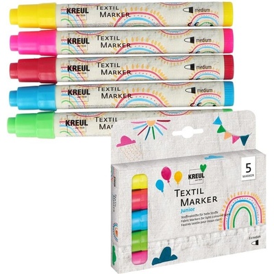Kreul Fixky na textil sada Junior 5 ks