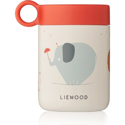 Liewood Termoska na jedlo Kian Circus Sandy 350 ml