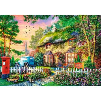 Image 1 of Trefl - Puzzle Premium Plus: Tea Time: Stoney Line House - 1 000 piese