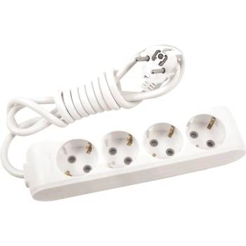 Image 1 of Panasonic РАЗКЛОНИТЕЛ 4 ГНЕЗДА ПАНАСОНИК wltb04412wh КАБЕЛ 1.5м БЯЛ (wltb04412wh)