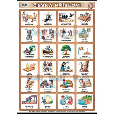 Česká přísloví A4 (30x21 cm)