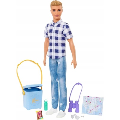 Barbie Kempingový Ken Bábika + príslušenstvo