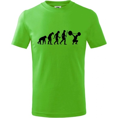 Evolution fitness tričko detské Apple Green