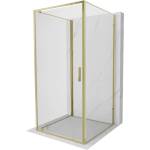 Mexen Exo-BR 3S тристенна душ кабина с подвижна врата 100 x 100 см, прозрачна, (8181-100-100-50-00-3S)