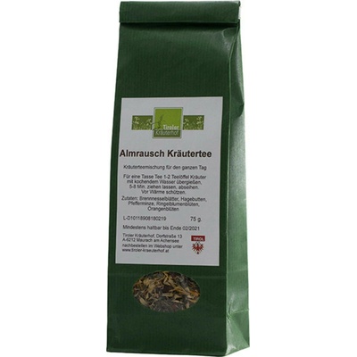 Tiroler Kräuterhof Almrausch bylinný čaj 75 g