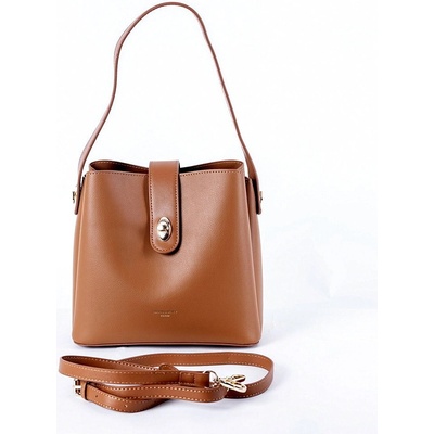 David Jones dámská tříoddílová kabelka na rameno i crossbody CM6777A hnědá