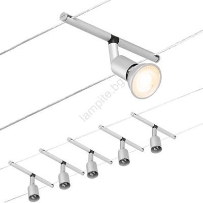 Paulmann 94442 - Комплект 5xGU5, 3/10W точкови лампи SALT 230V мат хром (W3837)