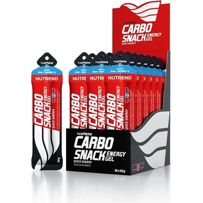 Nutrend Carbosnack with Caffeine плик Вкус: малина