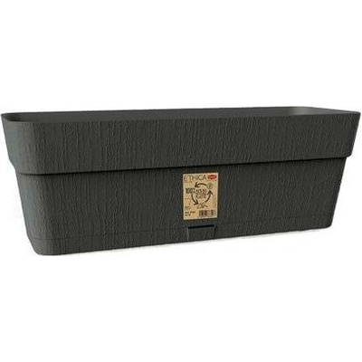 STEFANPLAST Samozavlažovací truhlík ETHICA 50x18x17 cm grafitovo sivý