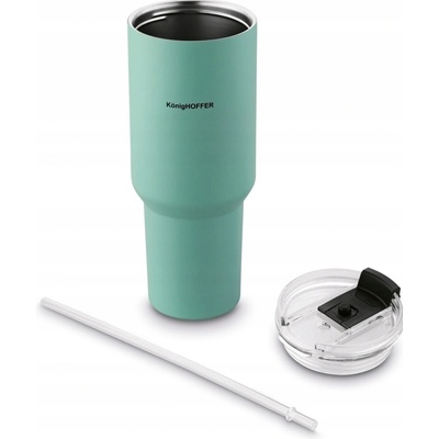 Konighoffer termohrnček so slamkou Davos 1200 ml zelená