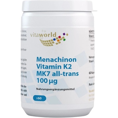 vitaworld Vitamin K2 as MK7 100 mcg [60 капсули]