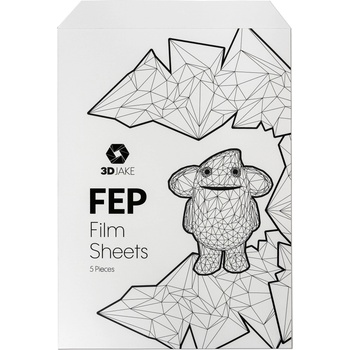 3DJAKE Комплект от 5 бр. - FEP фолио - 200 x 140 x 0, 15 mm (FEP200-140-015)