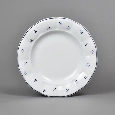 G.Benedikt Talíř dezertní 19 cm Valbella modrá D9417