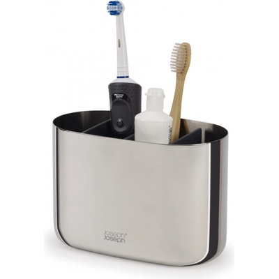 Joseph Joseph Поставка за четки за зъби Joseph Joseph EasyStore Luxe 70581, Разглобяема, Сив/Инокс (70581)