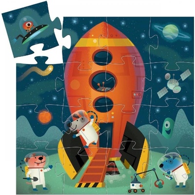 DJECO Vesmírná raketa 16 dílků