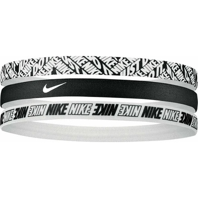 NIKE Headbands 3-pack Black-Black-Black
