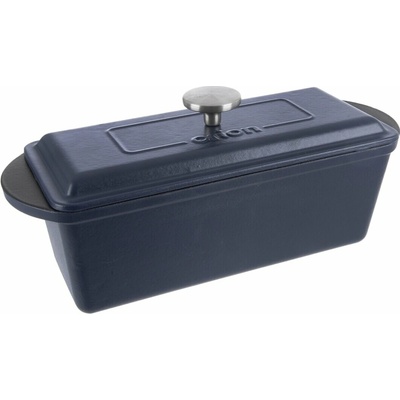 Orion forma na pečení litina s poklopem modrý smalt 35x14x16 cm 120074 terina