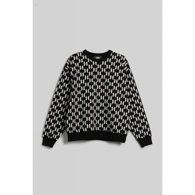 Karl Lagerfeld dámska vzorovaná 241W1809 čierna