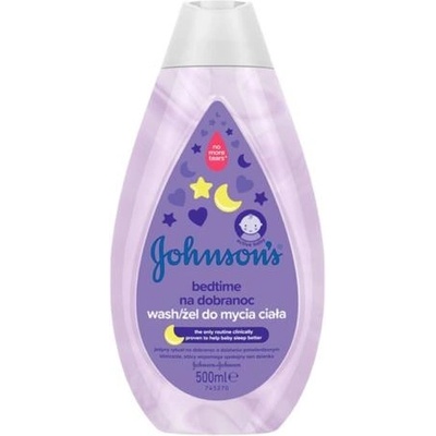 Johnson's Bedtime Baby Wash успокояващ измиващ гел 500 ml