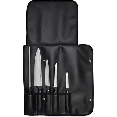 WÜSTHOF - Комплект кухненски ножове GOURMET 6 бр. черни (GG372)