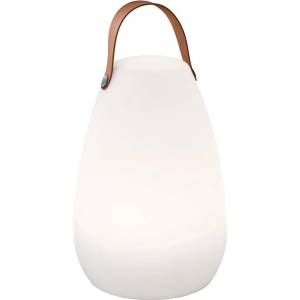 Fischer & Honsel LED настолна лампа в бяло и кафяво (височина 26 cm) Ruby - Fischer & Honsel (850143)