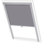 vidaXL Затъмняваща ролетна щора, сива, PK06, GGL и GGU (133498)