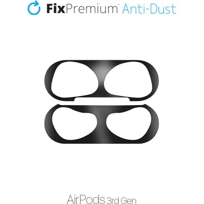 FixPremium - Nálepka proti Prachu pro AirPods 3, černá – Zbozi.Blesk.cz
