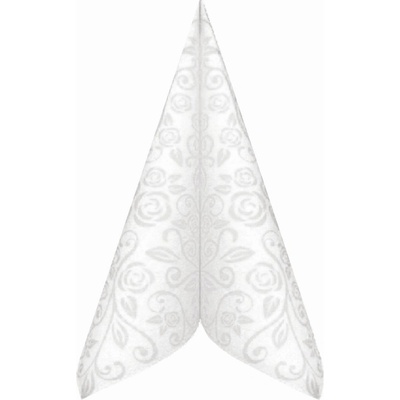 Wimex ubrousky Premium dekor R bílé 50ks 40x40cm – Zboží Mobilmania