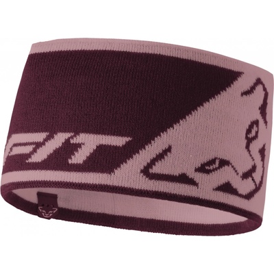 Dynafit Leopard Logo Headband červená/ružová