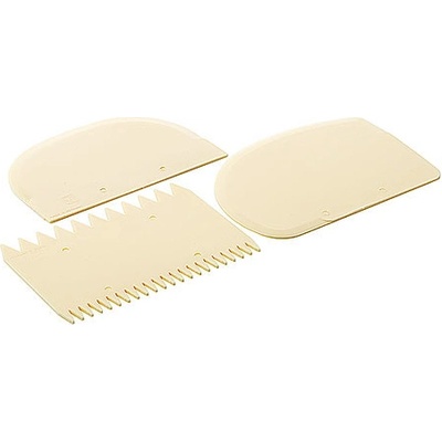 Sada 3 ks těrek z polypropylénu 120x85 mm | CONTACTO, 3062/003 béžová