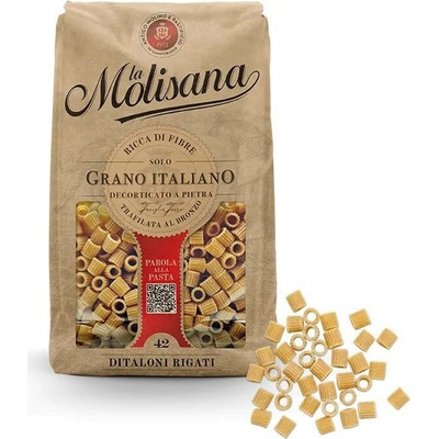 La Molisana Ditaloni Rigati z celozrnné mouky 0,5 kg