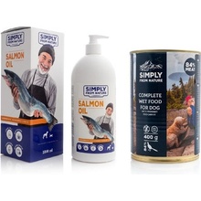 Simply from nature Salmon oil Lososový olej 1000 ml