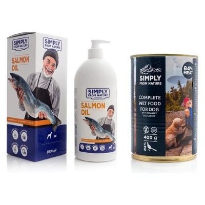 Simply from nature Salmon oil Lososový olej 1000 ml