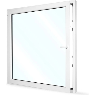 SkladOken.cz Okno jednokřídlé 145x154 cm bílé otevíravé i sklopné LEVÉ – Sleviste.cz