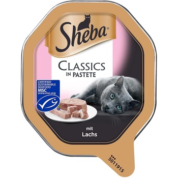 Sheba ТРЕЙ ПАСТЕТ СЪС СЬОМГА 85ГР