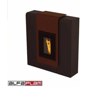 Alfa Plam XILA AIR 8 kW brown Камини