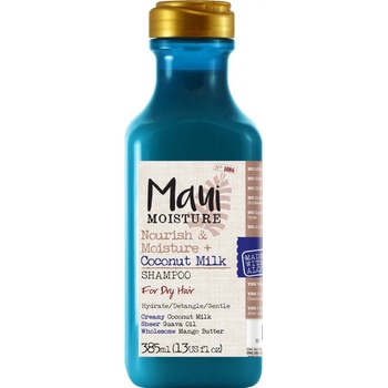 MAUI vyživujúci šampón pre suché vlasy + kokosové mlieko 385 ml