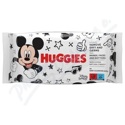 Huggies Mickey Mouse vlhčené obrúsky pre deti 56 ks