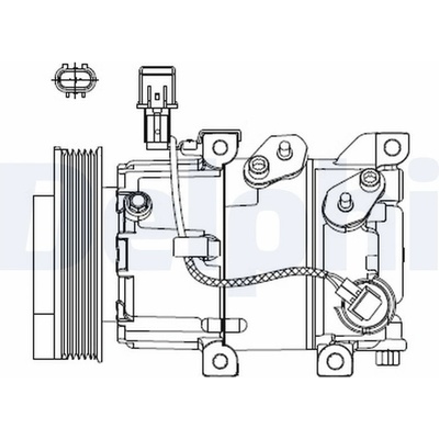 Kompresor, klimatizace DELPHI CS20518