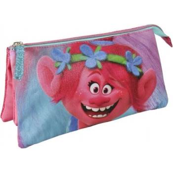 Image 1 of Cerda - Ученически несесер с 3 отделения Trolls