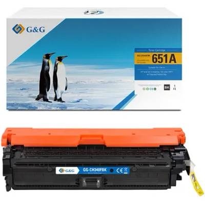 Compatible КАСЕТА ЗА HP LaserJet Enterpise 700 Color/MFP M775 Series - /651A/ - Black - CE340A - PN NT-CH340FBK - G&G (100HPCE340A)