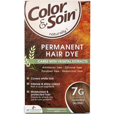 3 Chenes Color & Soin Боя за коса, 7G Златисто рус цвят